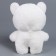 Soft toy "cat", 23 cm, white color