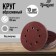 A circle of abrasive grinding under the "Velcro" tundra, perforated, 125 mm, P36, 10 pcs.