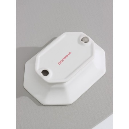 Soapwood ceramic share "diamond", white color-4