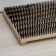 Floor brush for shoe cleaning, 70 × 40 × 5.6 cm, 1960 bundles, beech, synthetic fiber