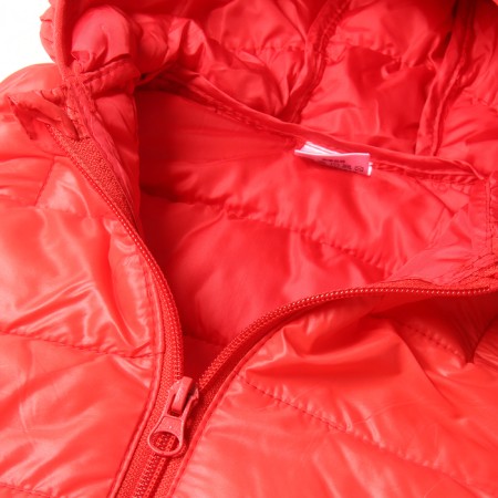 Warm vesty vest, red color, height 86-92 cm-2