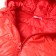 Warm vesty vest, red color, height 86-92 cm