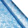 Locum for needlework, 50 x 50 cm, brocade, silver on blue