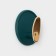 Gold self -adhesive hooks, 3 pcs, 4 × 4 × 2.5 cm, green color