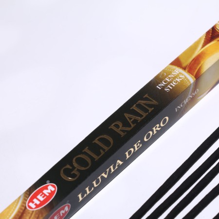 Incense hem "Gold Rain. Golden Rain", 8 sticks in packaging, four -grade-1