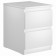 Tumba "Malta", 480 × 403 × 540 mm, with two drawers, white color