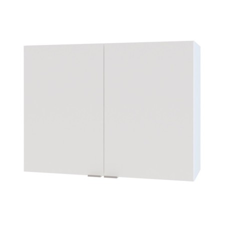 Cabinet with shelves, 800 × 300 × 600 mm, white/white color