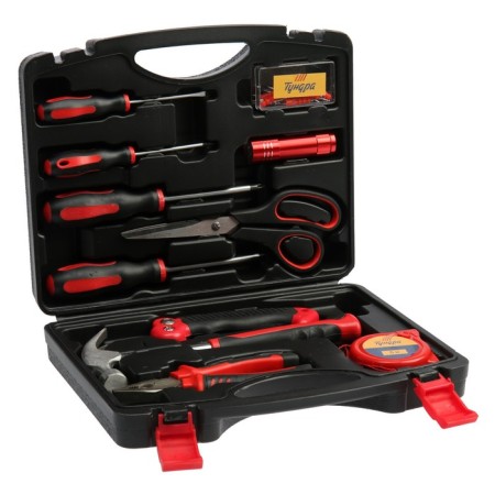 A set of tools in the case of the tundra, universal, 11 items