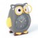 Clock - HEARD WITHER "Owl", discrete move, dial D -7.5 cm, 13 x 11 cm, 2aa