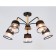 Suspended Ambrella Traditional Modern Losk TR4741, E27, Black, Light Wood