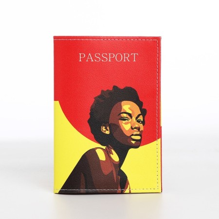 Cover for passport, red color-1