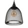 Lamp Bayerlux "Weaving" 1x40W E27 Black 19x19x120 cm.