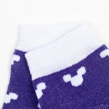 Socks Mickey Mouse, purple, 6-8 cm-1