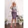 Female dress, size 56, purple color