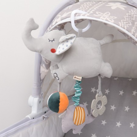 Musical Suspension "Elephant Eli", on a crib, stroller, crumb I-5