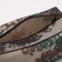 Cosmetic bag with lightning, beige color/camouflage
