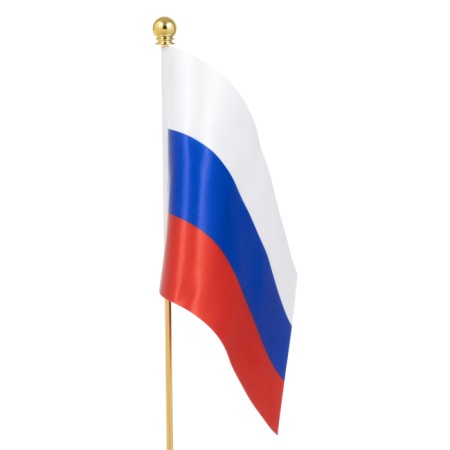 Flagste desktop with flag, circle 2 x 7 cm, 30 x 7 cm, gold-2