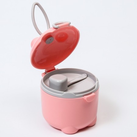 Container for storage of baby food, 250 ml., Pink color-5