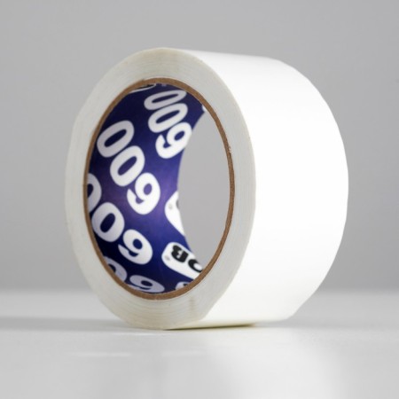 Sticky tape packaging unibob white 600 48mm x 66m 45MKM