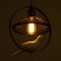 Bayerlux lamp "Bird" E27 40W black and white 25x30x30 cm
