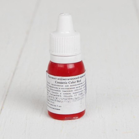 Cosmetic pigment Red Cosmetic Color, Red, 10 ml-2