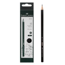 Chernographic pencil Faber-Castell 1111 B hexagonal, cardboard box