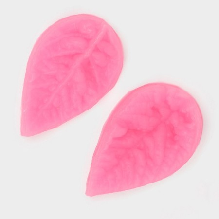 Mold "Liszt of Hydrangea", silicone, 2 items, 4 × 2.5 cm, color mix-1