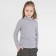 Turtleneck for boys, height 152 cm, color gray melange
