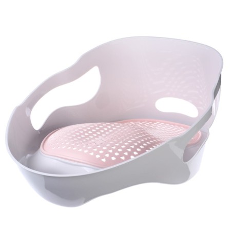 Stear is a slide for swimming, white/pink color 0-6 months, rr 43x30x19cm-5