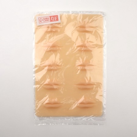 Artificial leather for tattoo and lip tattoo, 24.5 × 15 cm, beige color-3