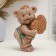 Pigger "Bear with Heart" 15cm