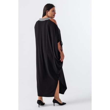 Female dress, size 54, black color-5