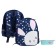 Frame backpack 36 x 28 x 17 cm, + pencil case, Bruno VisConti "Ushastik"