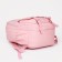 School backpack from textiles, 3 pockets, pink color