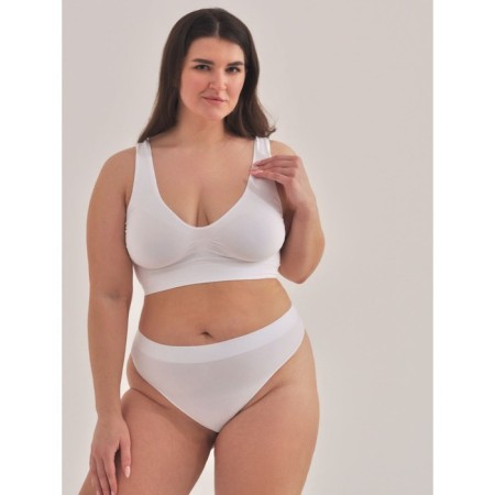 Panties Thong Women's String, size 52-54, white color-2