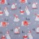 Glossy packaging paper "White bears", 70 x 100 cm, New Year