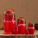 Matryoshka 5 puppet "Ira" poppies, 17-18cm, manual painting.