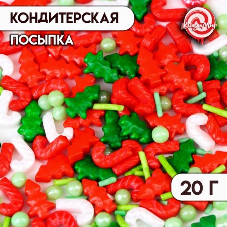 New Year. Confectionery Sprinking "New Year's fairy tale", 20 g-1