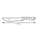 Tescoma Azza meat knife, 19 cm