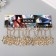 Trick Metal "Flower with crystals" gold 5.3x4.2 cm