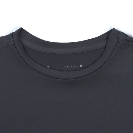 Men's T -shirt with inserts, basic, size XL (52), gray color-14