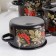 Set of pots “Ryabina”, 3 subjects: 1.5 l, 2.9 l, 4.5 l, enameled covers, induction