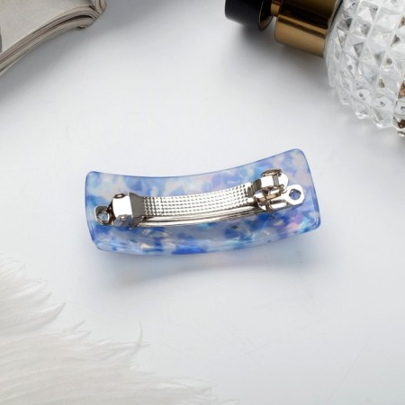Halfish hair clip "Eclipse" 6 cm, mix-1