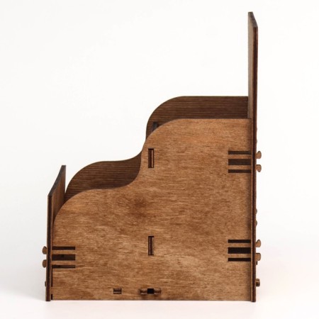 Organizer for the Office "Castle" 3 sections 21x14.4x14.2 cm-4