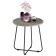 Journal table Beautystyle 14, 450x450x470, Gray Shpat/Black