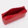 Cosmetic bag with lightning, red color