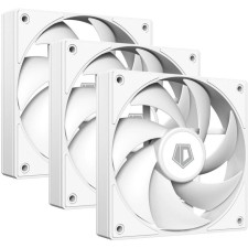 Вентилятор ID-Cooling AF-125-W Trio 120x120x25mm белый 4-pin 14-30dB 170gr Ret
