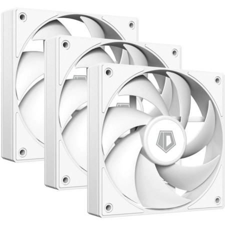 Fan ID-Cooling AF-125-W Trio 120x120x25mm white 4-Pin 14-30db 170GR RET