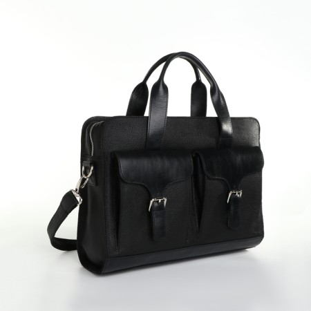 Male bag, igermann, black color