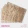 Set of serving napkins on the table "Fan", 4 pcs, 30 × 45 cm, gold color